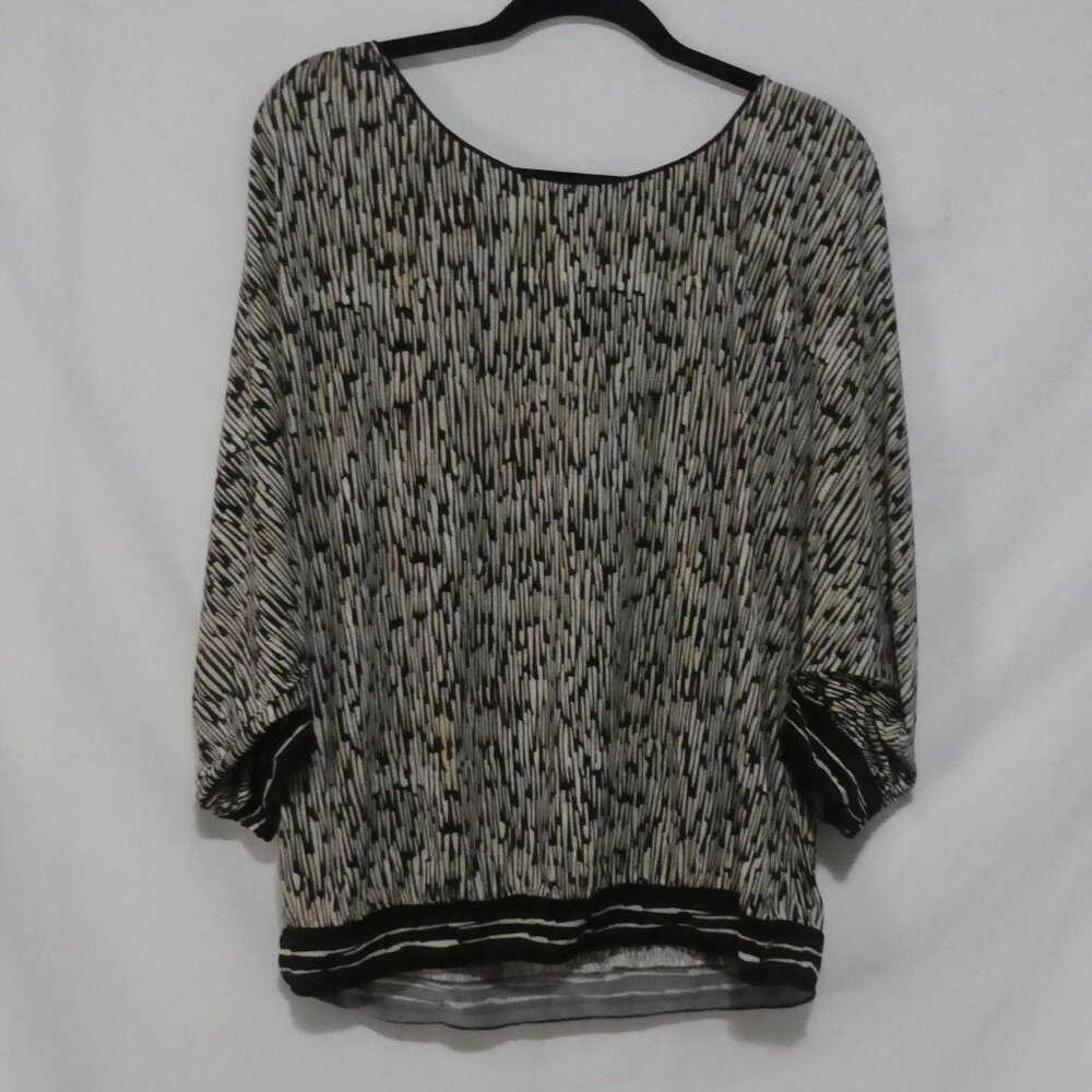 STUDIO M | xl - extra large | Patterned Long Sleeve Blouse | GUC